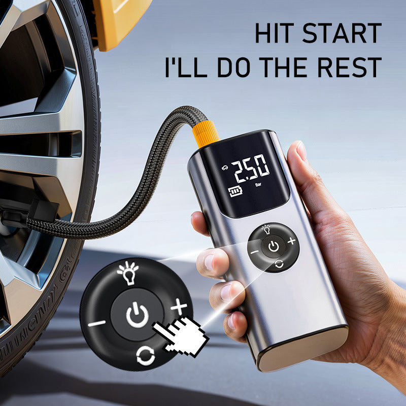 Car Portable Wireless Tire Inflator Air Pump