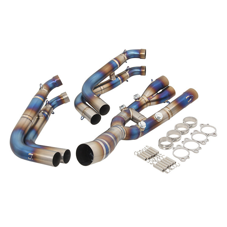 Titanium Alloy Exhaust Pipe for S1000RR S1000R Motorcycles