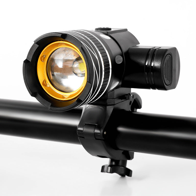 Bicycle LED Headlight Aluminum Alloy Durable Front Light