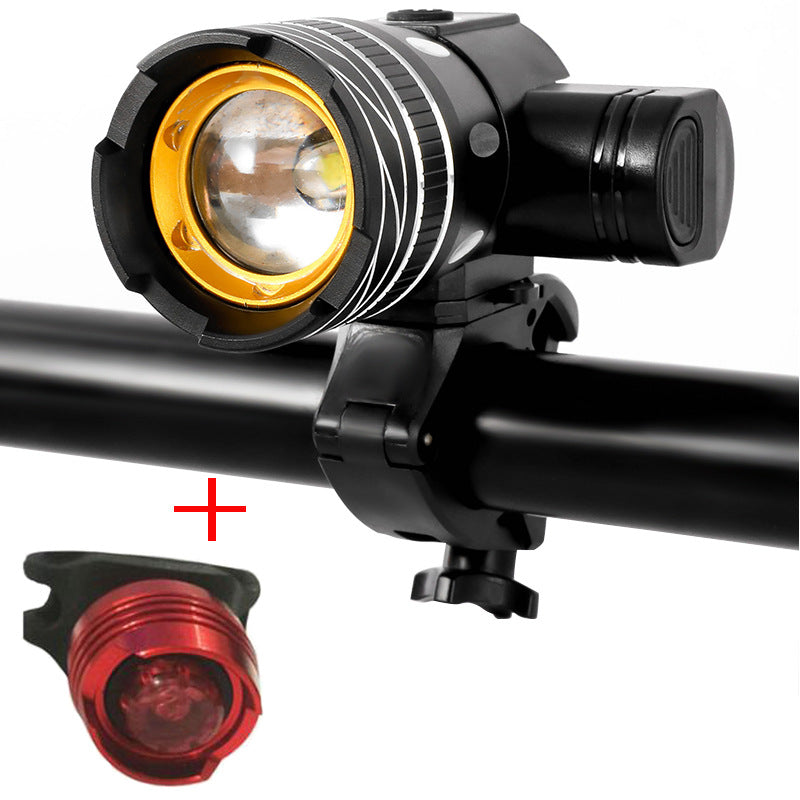 Bicycle LED Headlight Aluminum Alloy Durable Front Light
