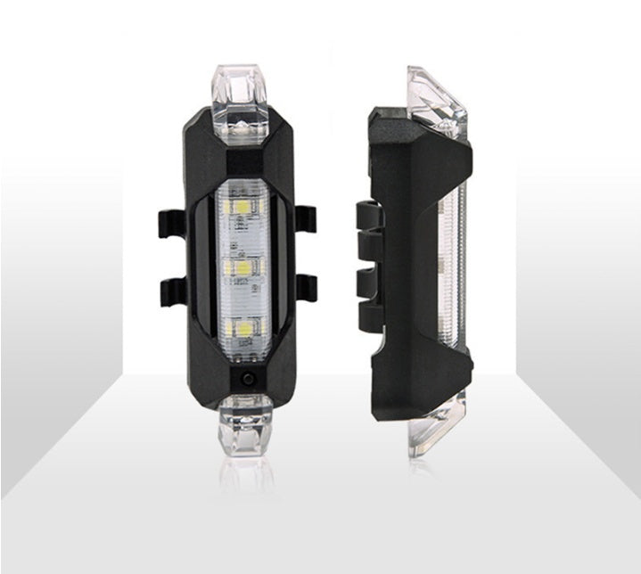 USB Rechargeable Bike Bicycle LED Light Front & Rear Safety Set