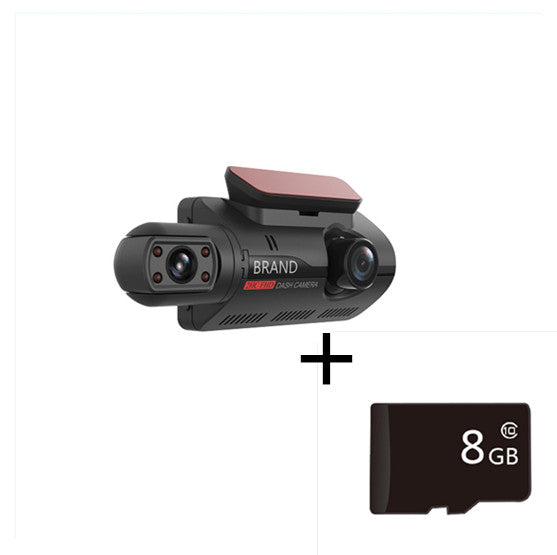 Hidden Dash Cam 3-Inch IPS Screen Front HD Rear Night Vision Recording