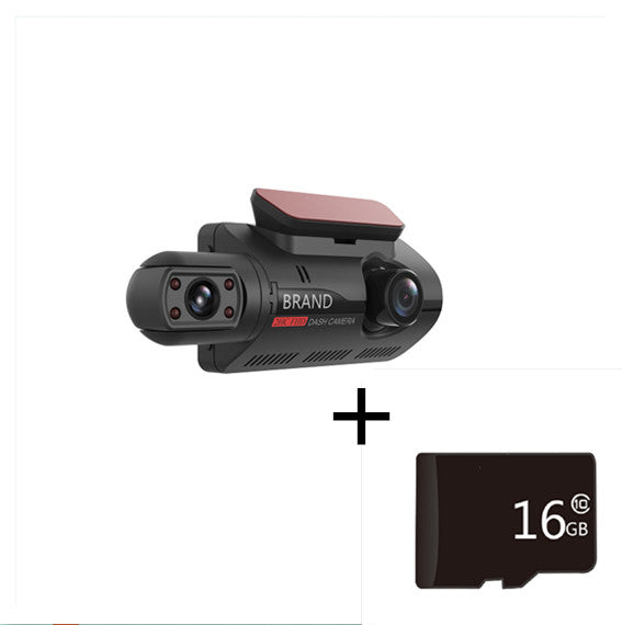 Hidden Dash Cam 3-Inch IPS Screen Front HD Rear Night Vision Recording