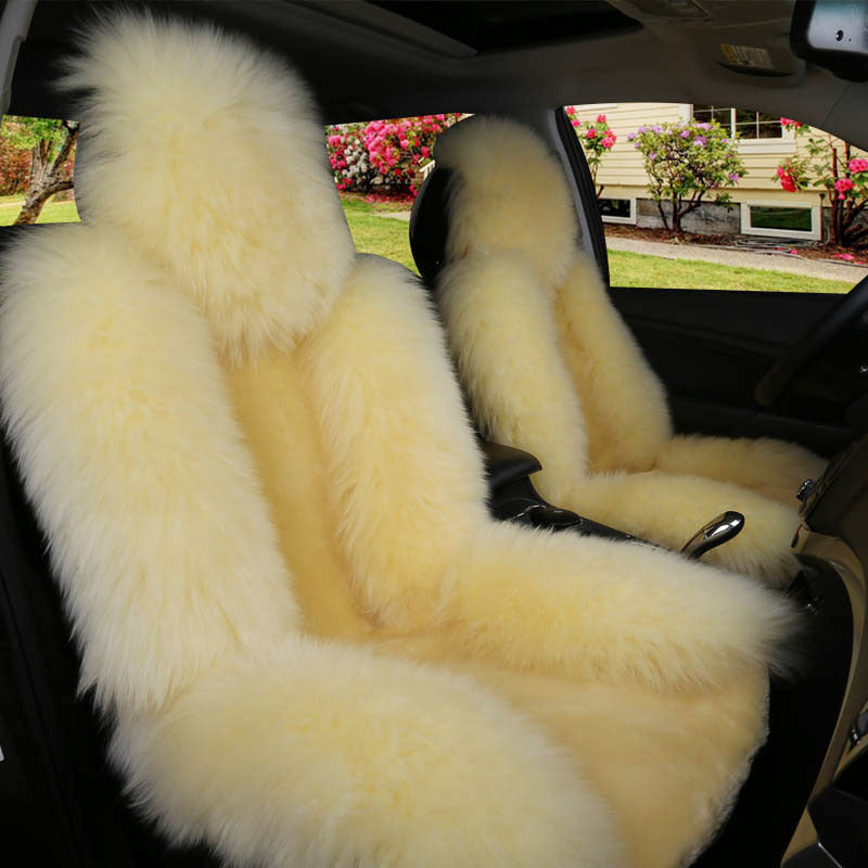 Winter Car Seat Cushion Soft Warm Comfortable Interior Pad