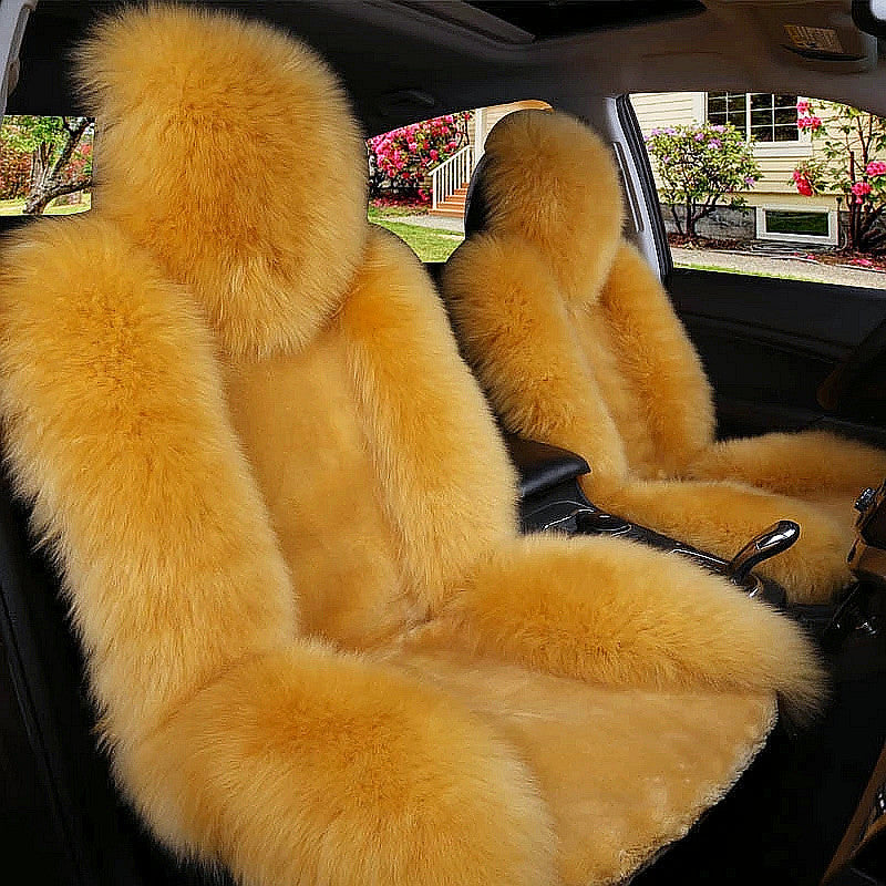 Winter Car Seat Cushion Soft Warm Comfortable Interior Pad
