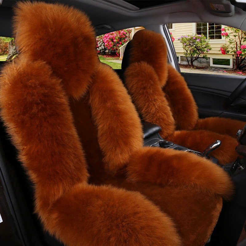 Winter Car Seat Cushion Soft Warm Comfortable Interior Pad