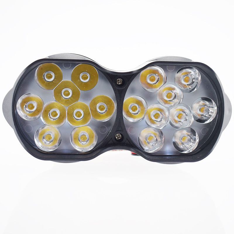 L15 Motorcycle LED Headlights 9 Beads 18 Beads Double Spotlight