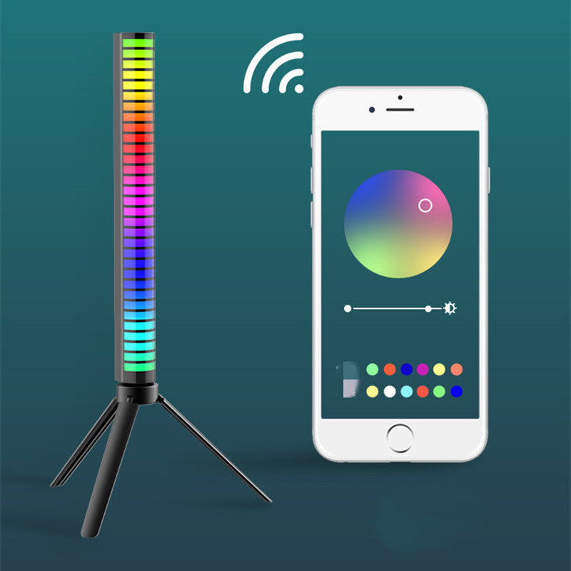 RGB Voice Activated Music Rhythm Light 32 LED Car Ambient Lamp