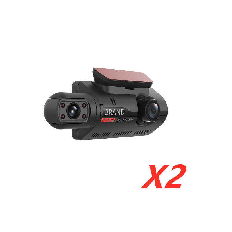 Hidden Dash Cam 3-Inch IPS Screen Front HD Rear Night Vision Recording