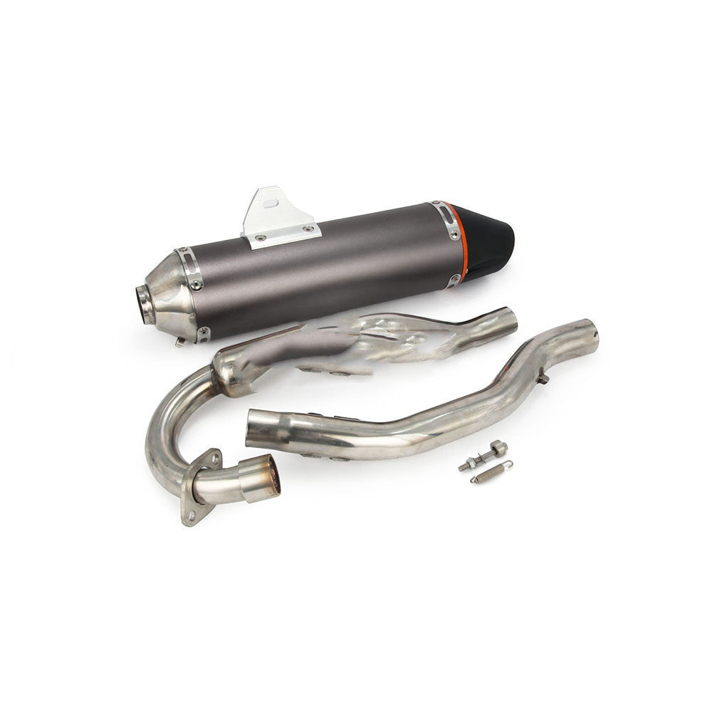 Off-Road Motorcycle Full Exhaust Pipe Tail Section Modified