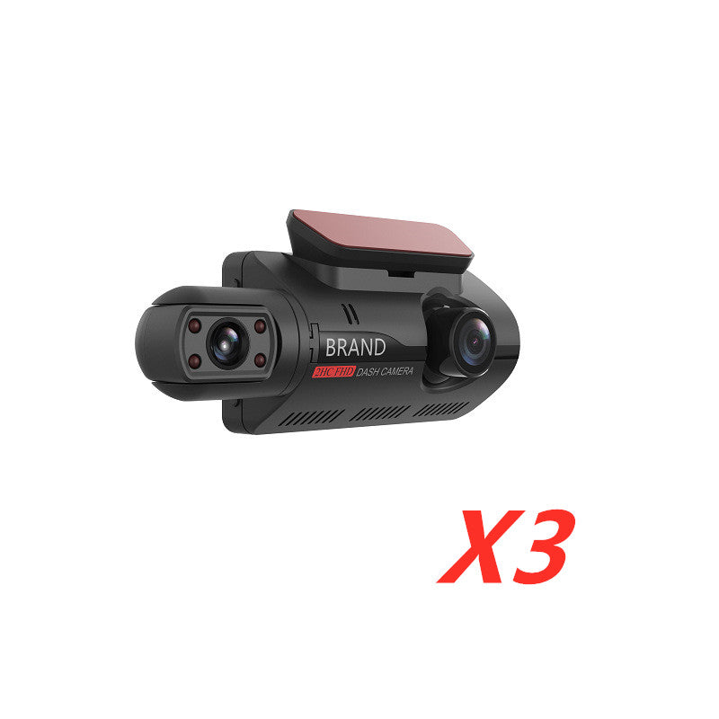 Hidden Dash Cam 3-Inch IPS Screen Front HD Rear Night Vision Recording