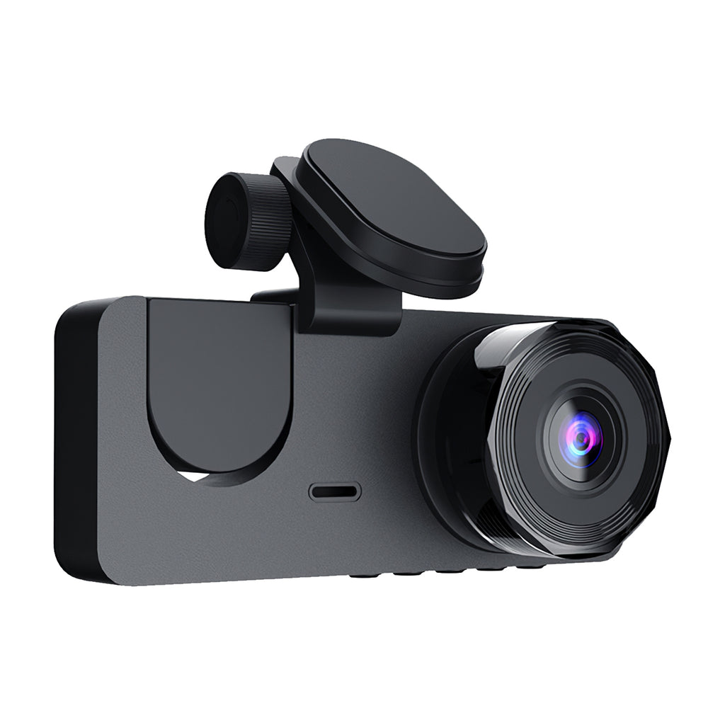3 Channel Dash Cam Front Inside Rear Car DVR Recorder